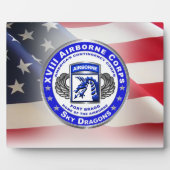 XVIII Im Flugzeug Korps "SKY DRAGONS" Fotoplatte (Vorderseite)