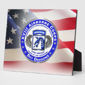 XVIII Im Flugzeug Korps "SKY DRAGONS" Fotoplatte (Seite)