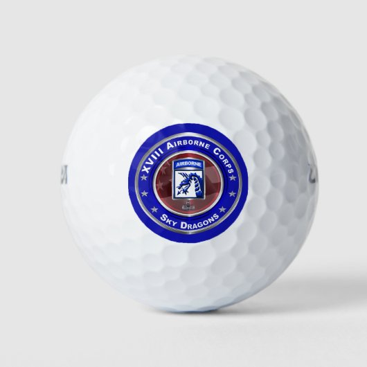 XVIII Im Flugzeug Korps - Sky Dragons Golfball (Vorderseite)