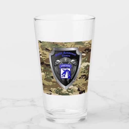 XVIII. Luftlandekorps Glas (Vorderseite)