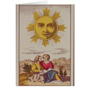 XVIIII Le Soleil, französische Tarotkarte des Sun
