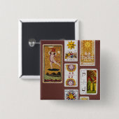 XVIIII The Sun Button (Vorne & Hinten)