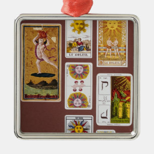 XVIIII The Sun Silbernes Ornament