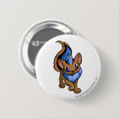 Xweetok Blau Button (Vorne & Hinten)