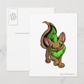 Xweetok Green Postkarte (Vorne/Hinten)