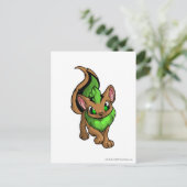 Xweetok Green Postkarte (Stehend Vorderseite)