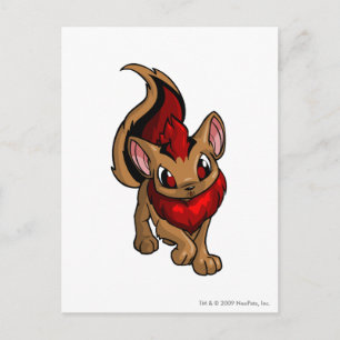 Xweetok Red Postkarte