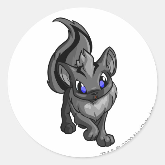 Xweetok Shadow Runder Aufkleber (Vorderseite)