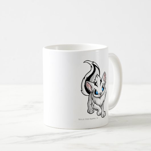 Xweetok Weiß Kaffeetasse (VorderseiteRechts)