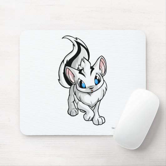 Xweetok Weiß Mousepad (Mit Mouse)