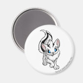 Xweetok White Magnet (Vorderseite/Rückseite)