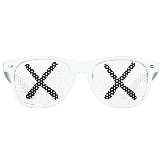 XX Augen - Sonnenbrille "Crossed Out Eyes" (Vorderseite)