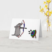 XX: Blinde Rolle im Bogenschießwettbewerb Karte (Gelbe Blume)