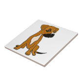XX Boxer-Mischungs-Rettungs-Hundewelpen-Cartoon Fliese (Seite)