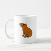XX Capybara-Kunst Kaffeetasse (Links)