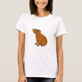 XX Capybara-Kunst T-Shirt (Vorderseite)