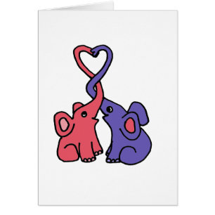 XX Elefant-Liebe-Cartoon