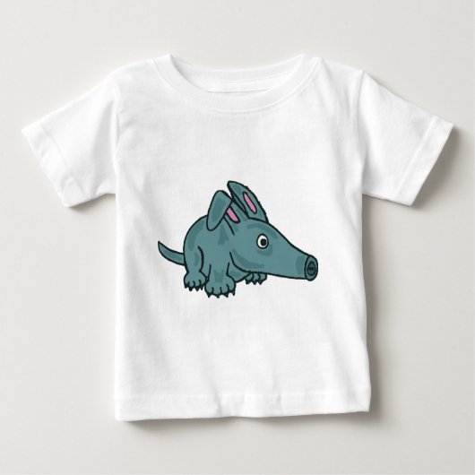 XX fantastischer Aardvark Baby T-shirt (Vorderseite)