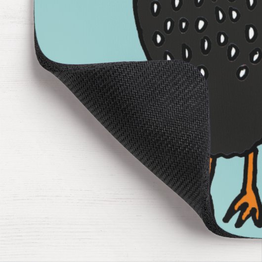 XX flippiges polnisches Huhn Mousepad (Ecke)