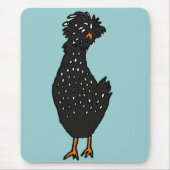 XX flippiges polnisches Huhn Mousepad (Vorne)