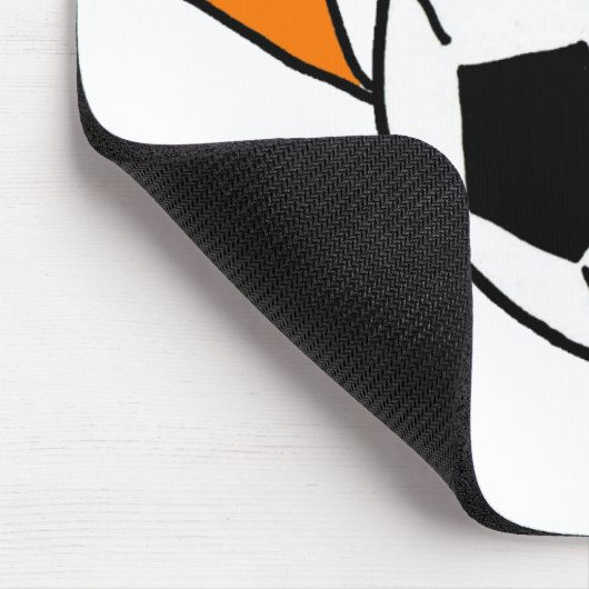 XX Fox hinter einer Fußball-Kunst Mousepad (Ecke)