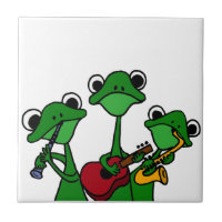 XX Frösche, die Musik-Cartoon spielen