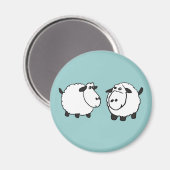 XX - Funky Sheep Magnet (Vorderseite/Rückseite)