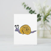 XX- Funky Snail Postkarte (Stehend Vorderseite)