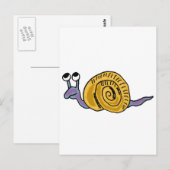 XX- Funky Snail Postkarte (Vorne/Hinten)