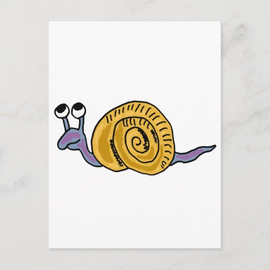 XX- Funky Snail Postkarte (Vorderseite)