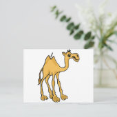 XX - Funny Camel Cartoon Postkarte (Stehend Vorderseite)
