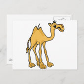 XX - Funny Camel Cartoon Postkarte (Vorne/Hinten)