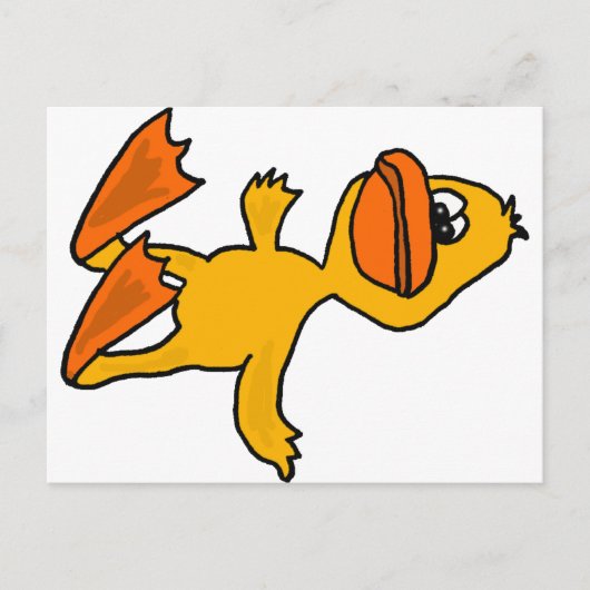 XX - Funny Dead Duck Cartoon Postkarte (Vorderseite)