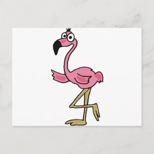 XX- Funny Flamingo Postkarte