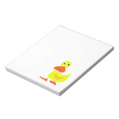 XX - Funny Primitive Art Duck Notizblock (Rotiert)