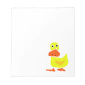 XX - Funny Primitive Art Duck Notizblock (Vorderseite)