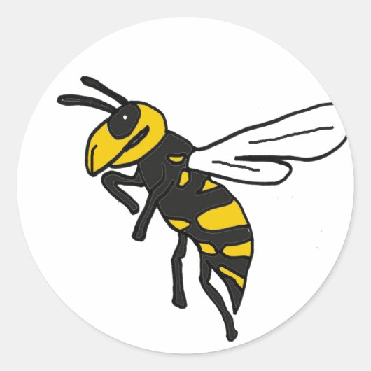 XX - Gelbe Jacken Art Runder Aufkleber (Vorderseite)