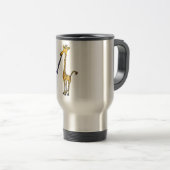 XX Giraffe, die den Clarinet spielt Reisebecher (VorderseiteRechts)