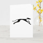 XX - Greyhound Racing Design Karte (Gelbe Blume)