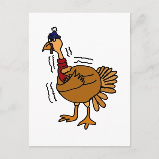 XX - Kalter Türkei Cartoon Postkarte (Vorderseite)