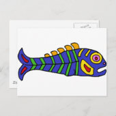 XX - Kunst im mexikanischen Stil Postkarte (Vorne/Hinten)