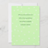 XX. Leopard Print Boho Rainbow Birthday Party Einladung (Rückseite)