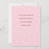 XX. Leopard Print Boho Rainbow Birthday Party Einladung (Rückseite)