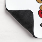 XX lustige Elche, die Gitarren-Cartoon spielen Mousepad (Ecke)