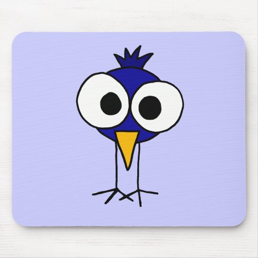 XX lustiger Drossel-Kunst-Cartoon Mousepad (Vorne)