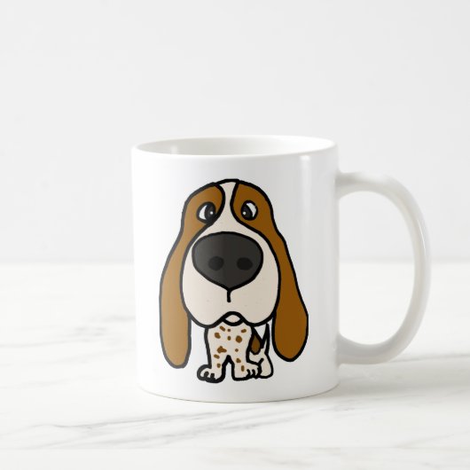 XX lustiger Jagdhund Kaffeetasse (Rechts)