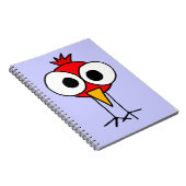 XX lustiger Redbird Cartoon Notizblock (Rechte Seite)