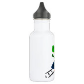 XX lustiger T-rex Dinosaurier auf Trinkflasche (Links)