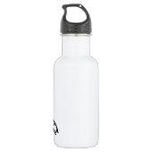 XX lustiger T-rex Dinosaurier auf Trinkflasche (Rückseite)