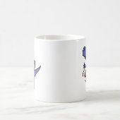 XX lustiger T-rex Dinosaurier unter Verwendung Kaffeetasse (Mittel)